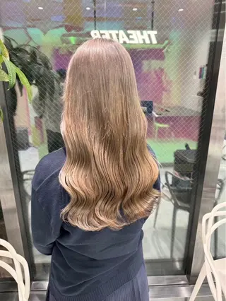ロング カラー 大人っぽベージュ🤍 当日予約◎ヒロトのヘアスタイル