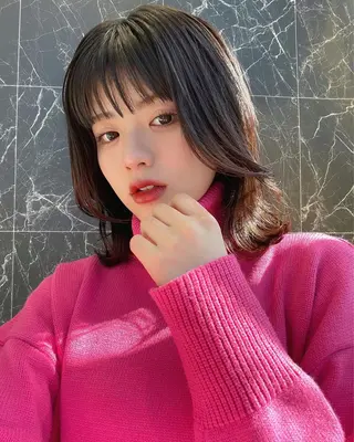 ミディアム チダアキフミ Ash大森のヘアスタイル