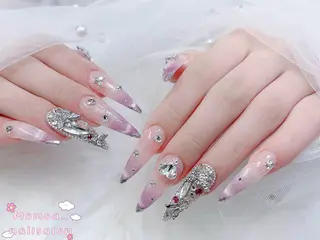 ネイル MoMoA Nail ネイル長さ出し専門店のネイルデザイン