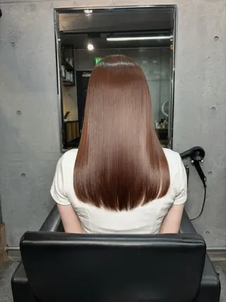 ミディアム カラー パーマ ショートボブ縮毛矯正 髪質改善のプロ山道潤のヘアスタイル