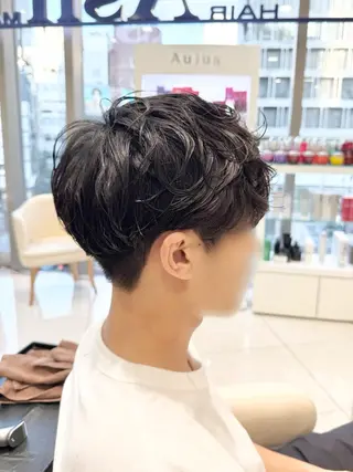 パーマ メンズ 【𝐀𝐬𝐡-池袋 】ひな 🎀💭のヘアスタイル