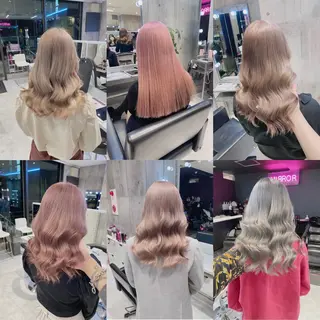 ロング カラー ヘアアレンジ メンズ 韓国ヘア特化💍 tiam💍ブリーチのヘアスタイル