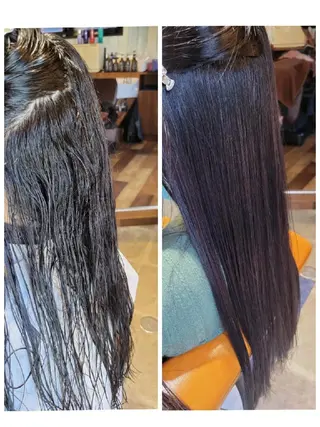 ロング alushe 岡 陽子のヘアスタイル