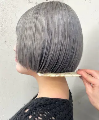 ミディアム カラー arte KAORU /カットモデル募集のヘアスタイル