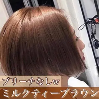 ショート カラー jill by gisel＿奥家のヘアスタイル