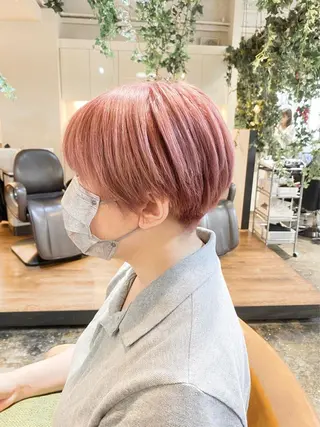 ショート カラー ショート　美髪 美容師🌿FUKUのヘアスタイル