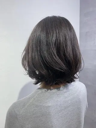 ミディアム パーマ _WHITE 天神店 YUMEKA🐻のヘアスタイル