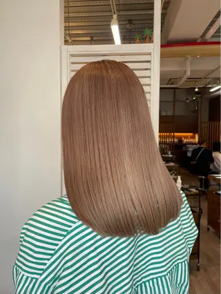 セミロング カラー 櫻井 美夕のヘアスタイル