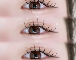 マツエク・マツパ 髪質改善 elena by artefice所属・塩貝 幸音のマツエク・マツパデザイン