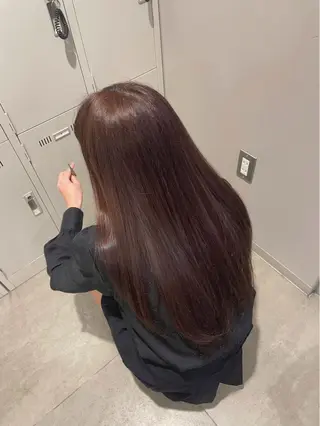 ロング カラー ヘアアレンジ 💗横浜美容室 💗HARUNAのヘアスタイル