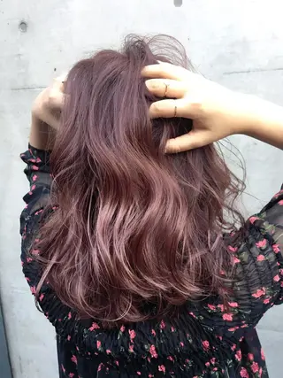 ミディアム カラー 韓国ヘア🤍髪質改善 🇰🇷AKANEのヘアスタイル