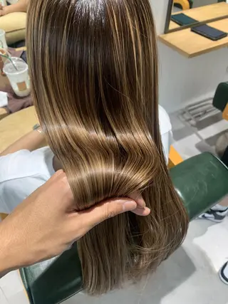 ロング カラー arts茅ヶ崎 エリアNO1髪質改善のヘアスタイル