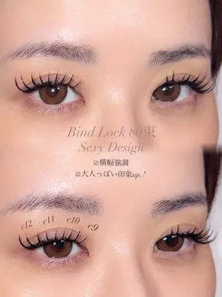 マツエク・マツパ CreBiA🍒 natsukiのマツエク・マツパデザイン