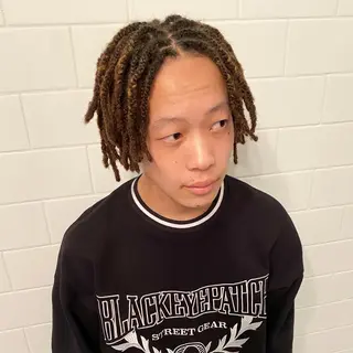 ショート カラー パーマ ヘアアレンジ メンズ キッズ ネイル マツエク・マツパ 中元 淳のヘアスタイル