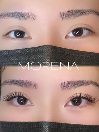 マツエク・マツパ 小顔eyelash MORENAのマツエク・マツパデザイン