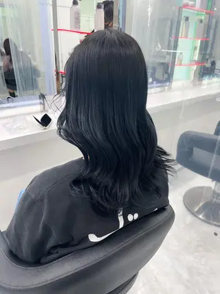 セミロング カラー ヘアアレンジ Ella所属・nana【艶髪】/ レイヤー/縮毛矯正のヘアスタイル