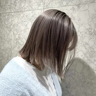 ミディアム カラー パーマ ヘアアレンジ メンズ ネイル マツエク・マツパ 髪質改善🇰🇷 レイヤーカット/梅田のヘアスタイル