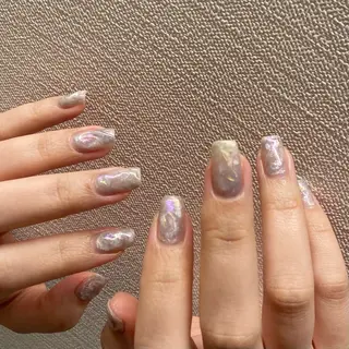 ネイル 𓂃toi. 儚げnuanceのネイルデザイン