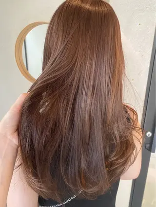 ミディアム カラー 透明感 カラー/ののは🎀のヘアスタイル