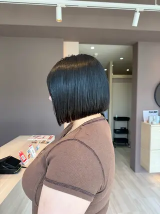 ミディアム Lien.テラダ 各務原スタイリストのヘアスタイル