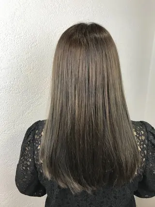 ロング カラー デザインカラー🌈 高木リョウのヘアスタイル