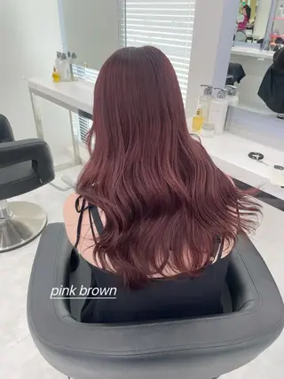 セミロング カラー ヘアアレンジ Ella所属・nana【艶髪】/ レイヤー/縮毛矯正のヘアスタイル