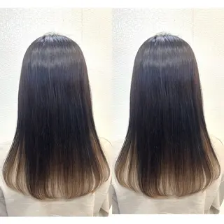 セミロング レイヤーカット✂️ 若葉のヘアスタイル