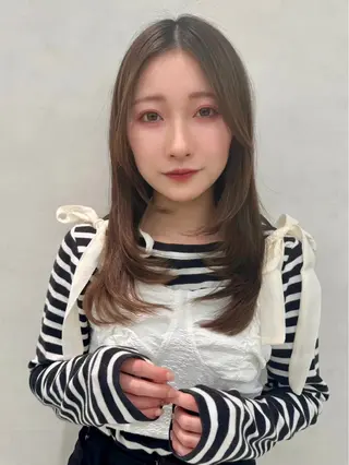 ミディアム レイヤー×韓国 🇰🇷鈴木啓太のヘアスタイル