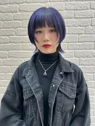 ショート カラー haco＋所属・圧倒的デザイン力 店長🎨RENAのヘアスタイル