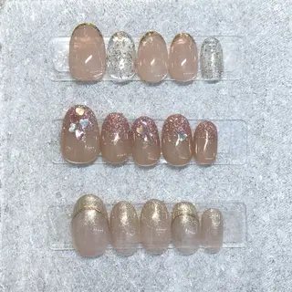 ネイル 艶/マグネット/網紅 /韓国/岩下りほのネイルデザイン