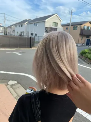 ショート カラー 🪼高評価🪼 💎柴崎の藤咲💎のヘアスタイル