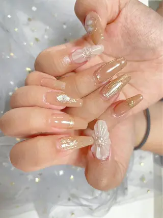 ネイル 🎀ネイルサロン エクラYUI🎀のネイルデザイン