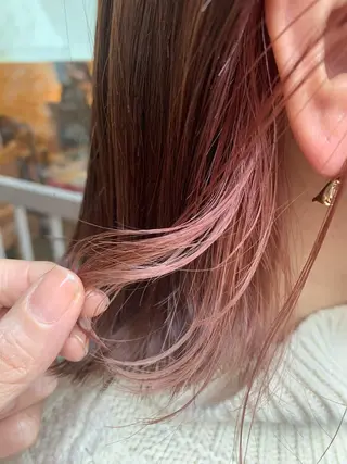 ミディアム カラー la fith所属・rico_by ヘアとアイブロウのヘアスタイル