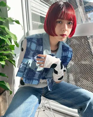 ショート カラー ness🎖️ カミカリスマ受賞のヘアスタイル