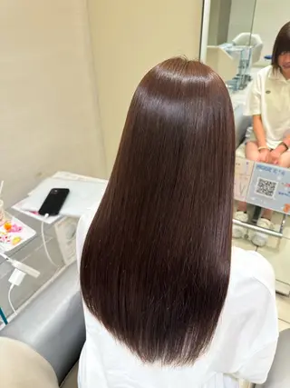 カラー ブラウン艶カラー / mizuki🎀のヘアスタイル