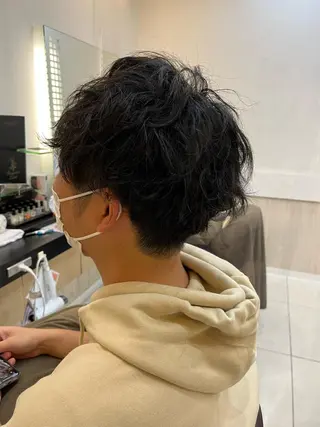 ショート パーマ メンズ トータルビューティー K:R鶴川のヘアスタイル