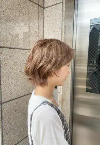 ショート 🧃吉祥寺/ボブ レイヤー/カサイ🧃のヘアスタイル