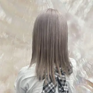 セミロング 🪅ブリーチカラー 🪅琉羽Ruuのヘアスタイル