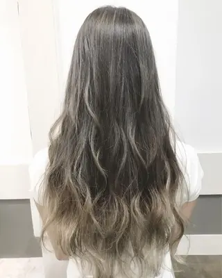 ロング カラー ヘアアレンジ GiseL天神カラー 髪質改善/ブリーチのヘアスタイル