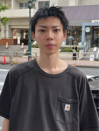 ショート メンズ メンズカット パーマ[佐橋]のヘアスタイル