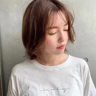 ミディアム カラー Sana / 韓国ヘア / カラーのヘアスタイル