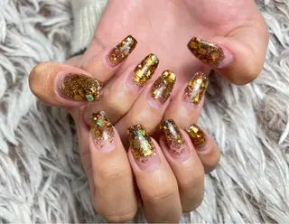 ミディアム ネイル ✴︎ Delightのネイルデザイン