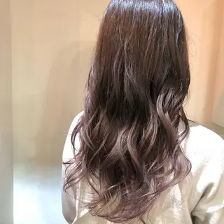 ロング カラー ヘアアレンジ 仲間 菜々世のヘアスタイル