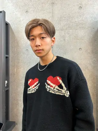 カラー すずき さくやのヘアスタイル