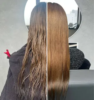 ロング 透明感カラー特化/ 顔まわり特化/辻部のヘアスタイル