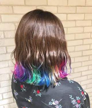 ミディアム カラー パーマ ヘアアレンジ メンズ キッズ ネイル マツエク・マツパ 新宿/髪質改善/ 美髪矯正✨浅江通友のヘアスタイル
