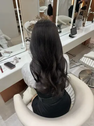 ロング カラー 韓国レイヤー🇰🇷 韓国研修◎渋谷カイトのヘアスタイル