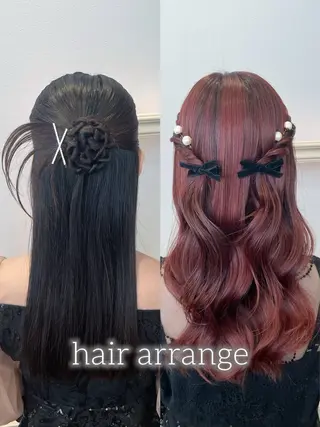 ロング 横浜/お呼ばれヘア/ エクステ/ゆいのヘアスタイル