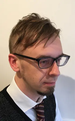 ショート カラー パーマ メンズ Light Second所属・✨艶髪✨✂️コバヤシ ミツジロー✂️のヘアスタイル