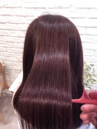 ロング カラー ICHIGO 大山所属・emma 星野のヘアスタイル